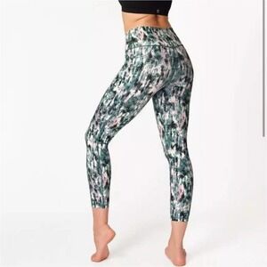 Sweaty Betty Super Sculpt 7/8 Length Blue Xray Floral Print Leggings